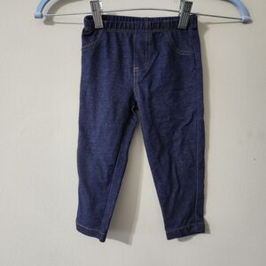 Carters Baby Blue Denim Leggings 18M Stretchy Pants